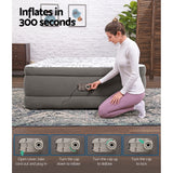 Bestway Air Mattress Queen Inflatable Bed 56cm Airbed Grey - Rear View
