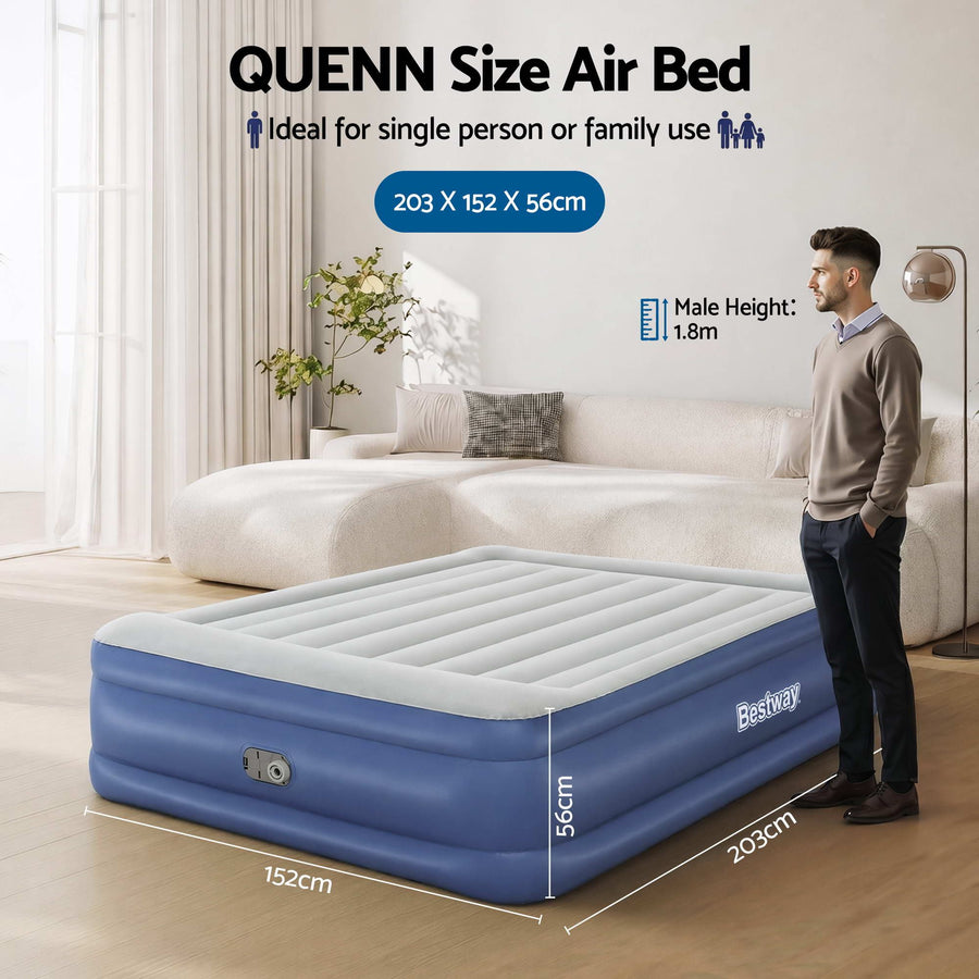 Bestway Air Bed Inflatable Mattress Queen, image 2