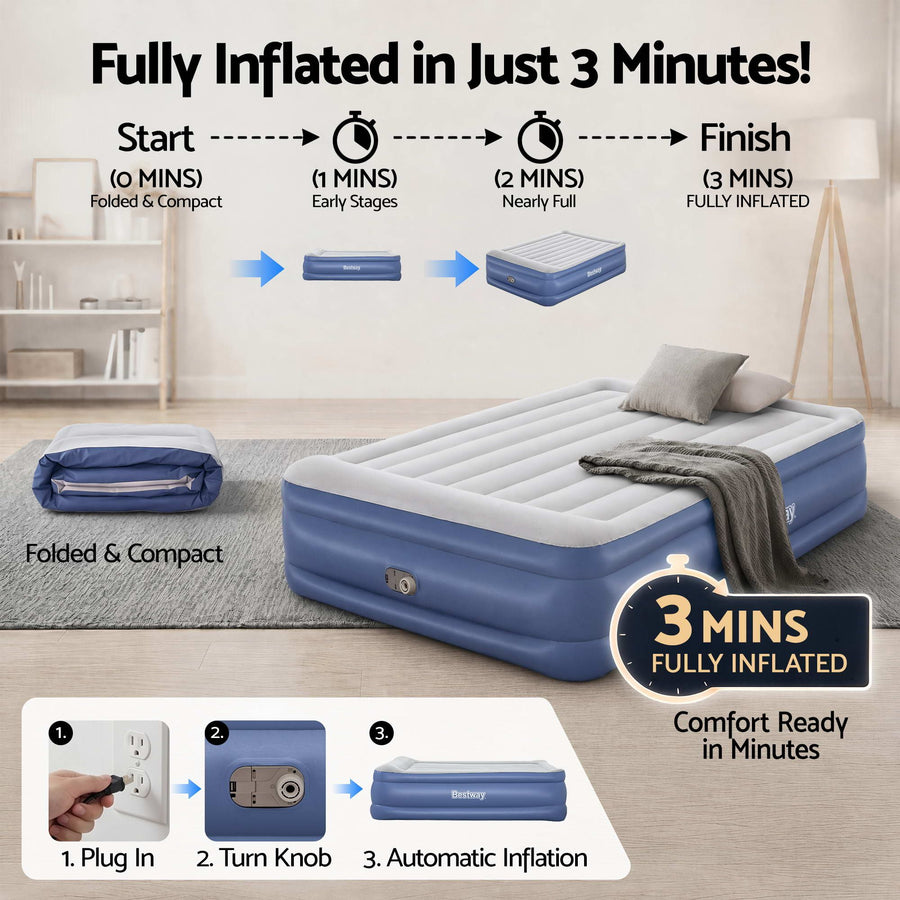 Bestway Air Bed Inflatable Mattress Queen, image 5