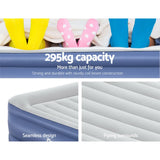 Queen Size Bestway Inflatable Air Mattress with Built-In Pump - Rear View