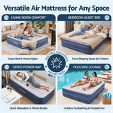 Bestway Air Mattress Queen Inflatable Bed 61cm Airbed Blue - Extra Image