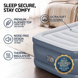 Bestway Mattress Air Bed Single Size 51CM Inflatable Camping Beds Home Outdoor - Rear View