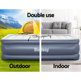 Bestway Mattress Air Bed Single Size 51CM Inflatable Camping Beds Home Outdoor - Top-Down View