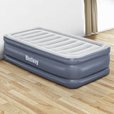 Bestway Mattress Air Bed Single Size 51CM Inflatable Camping Beds Home Outdoor - Close-Up Angle