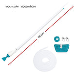 Bestway Pool Cleaner 2 Cleaning Heads Vacuum 6m Hose 1.9m Aluminium Pole - Front View