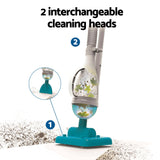 Bestway Pool Cleaner 2 Cleaning Heads Vacuum 6m Hose 1.9m Aluminium Pole - 45-Degree Angle