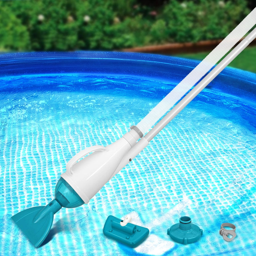 Bestway Pool Cleaner 2 Cleaning Heads Vacuum 6m Hose 1.9m Aluminium Pole