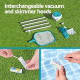 Bestway Pool Cleaner Vacuum Chemical Dispenser Thermometer Swimming Pools Cleaning Kit - Rear View