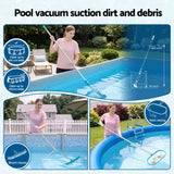 Bestway Pool Cleaner Maintenance Rechargeable Vacuum Cleaning Aluminium Pole 2m - 45-Degree Angle