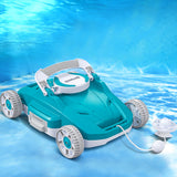 Bestway Pool Cleaner Robotic Vacuum Cordless Automatic Swimming Pools Cleaning Tool - 45-Degree Angle