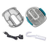 Bestway Robotic Pool Cleaner Cordless Automatic Robot Clean Swimming Pools Floor - Side View