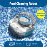 Bestway Robotic Pool Cleaner Cordless Automatic Robot Clean Swimming Pools Floor - Top-Down View