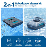 Bestway Robotic Pool Cleaner Automatic Vacuum Surface Skimmer Above Ground 2-in-1 - 45-Degree Angle