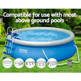 Bestway Pool Pump Cartridge Filter 330GPH 1249L/H Flowclear™ Filters Cleaner - Close-Up Angle
