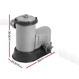 Bestway Pool Pump Cartridge Filter 1500GPH 5678L/H Flowclear™ Filters Cleaner - Front View