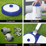 Bestway Pool Pump Cartridge Filter 2500GPH 9463L/H Flowclear™ Filters Cleaner - 45-Degree Angle
