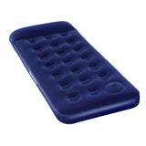 Bestway Navy Single Inflatable Air Bed with Built-in Pillow - Side View
