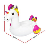 Bestway Unicorn Float Rider Inflatable Ride On Floating Pool Lounger 224x156CM - Front View