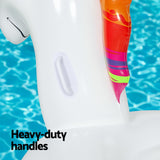 Bestway Unicorn Float Rider Inflatable Ride On Floating Pool Lounger 224x156CM - 45-Degree Angle