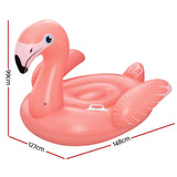 Bestway Flamingo Float Rider Inflatable Ride On Floating Pool Lounger 148x127CM - Front View