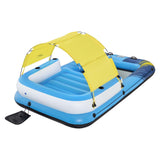 Bestway Inflatable Floating Island Float Lounger Sunshade Pool Bed 3.05Mx1.86M - Side View