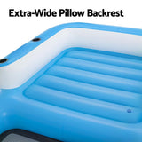 Bestway Inflatable Floating Island Float Lounger Sunshade Pool Bed 3.05Mx1.86M - Rear View