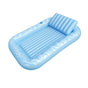 Bestway Float Floating Seat Pool Lounger Inflatable Lounge Chair Bed Pillow Cup Holder 2.03MX1.37M