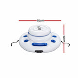 Bestway Inflatable Floating Cooler with Cup Holders for Pool Holds 24 Cans - Front View