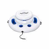 Bestway Inflatable Floating Cooler with Cup Holders for Pool Holds 24 Cans - Side View