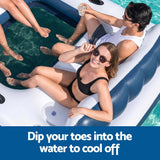 Bestway Inflatable Floating Island Float Lounger Pool Bed 4.16Mx2.68M - Rear View