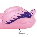 Bestway Flamingo Rider Ride On Float Floating Seat Pool Lounger 1.43Mx1.53M - 45-Degree Angle