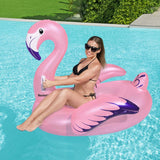 Bestway Flamingo Rider Ride On Float Floating Seat Pool Lounger 1.43Mx1.53M - Close-Up Angle