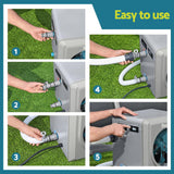 Bestway 4.4kW Pool Heater Water Temperature Heating Fit Pools up to 30,000L - Rear View