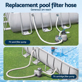 Bestway 38mm Pool Hose Replacement Sand Filter Cartridge Filter Pump Pipe 3m - Top-Down View