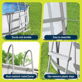 Bestway Above Ground Pool Ladder with Removable Steps - Close-Up Angle