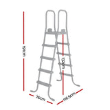 Bestway Above Ground Pool Ladder with Removable Steps - Front View