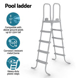 Bestway Above Ground Pool Ladder with Removable Steps - 45-Degree Angle