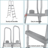Bestway Above Ground Pool Ladder with Removable Steps - Rear View
