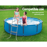 Bestway Pool Ladder 84cm 2 Step Above Ground Swimming Pools Removable Steps Stairs - 45-Degree Angle