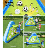 Bestway Kids Inflatable Soccer basketball Outdoor Inflated Play Board Sport - Rear View