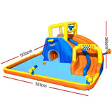 Bestway Water Slide 551x502x265cm Kids Play Park Inflatable Swimming Pool - Front View