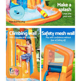 Bestway Water Slide Park 365x320x270cm Kids Play Swimming Pool Inflatable - Rear View