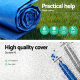Bestway Pool Cover 58106 Fits 3x2.01m Above Ground Swimming Pool PE Blanket - Rear View