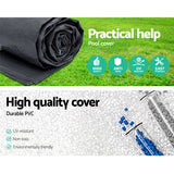 Bestway Pool Cover Fits 3.66m/12ft Round Swimming Pool PVC Blanket 3.7m - Top-Down View