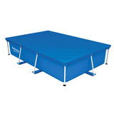 Bestway Pool Cover 264x174cm Rectangle Swimming Pool PE Shelter Fits 259x170cm Pools - Side View