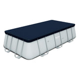 Bestway Pool Cover Fits 4.12x2.01m Above Ground Swimming Pool PVC Blanket - Close-Up Angle