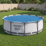 Bestway Pool Cover Solar Fits 3.66m Round Above Ground Swimming Pool Blanket - Close-Up Angle