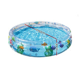 Bestway Swimming Pool Above Ground Play Kids Pools Inflatable Round Family Pool - Front View
