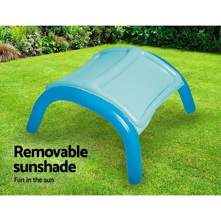 Bestway Kids Pool 140x140x114cm Inflatable Swimming w/ Canopy Play Pools 265L, image 6