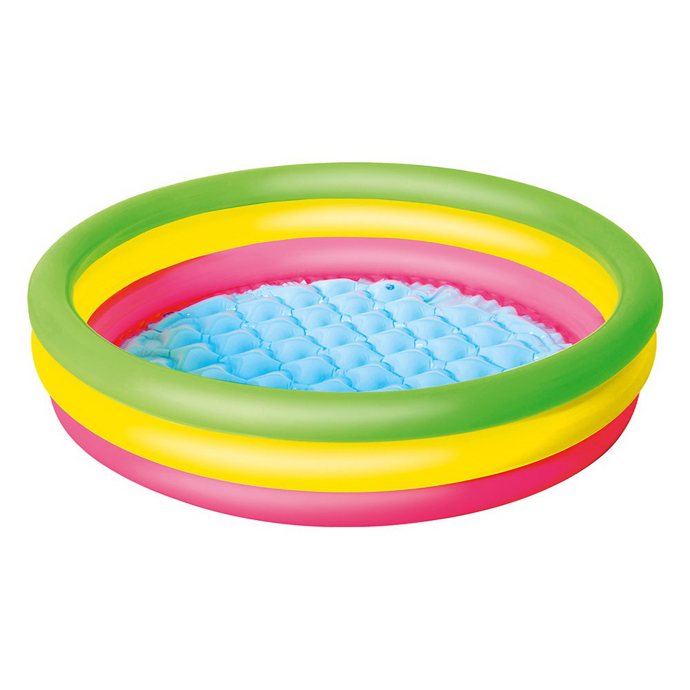 Bestway Inflatable Kids Splash Pool - Fun Above Ground Water Play 102x102x25cm